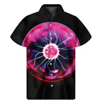Plasma Ball Print Men's Short Sleeve Shirt