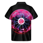 Plasma Ball Print Men's Short Sleeve Shirt