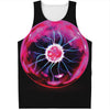 Plasma Ball Print Men's Tank Top