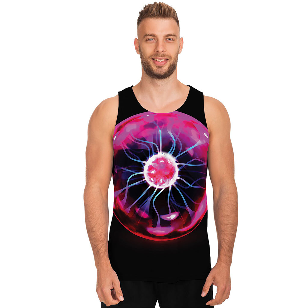 Plasma Ball Print Men's Tank Top