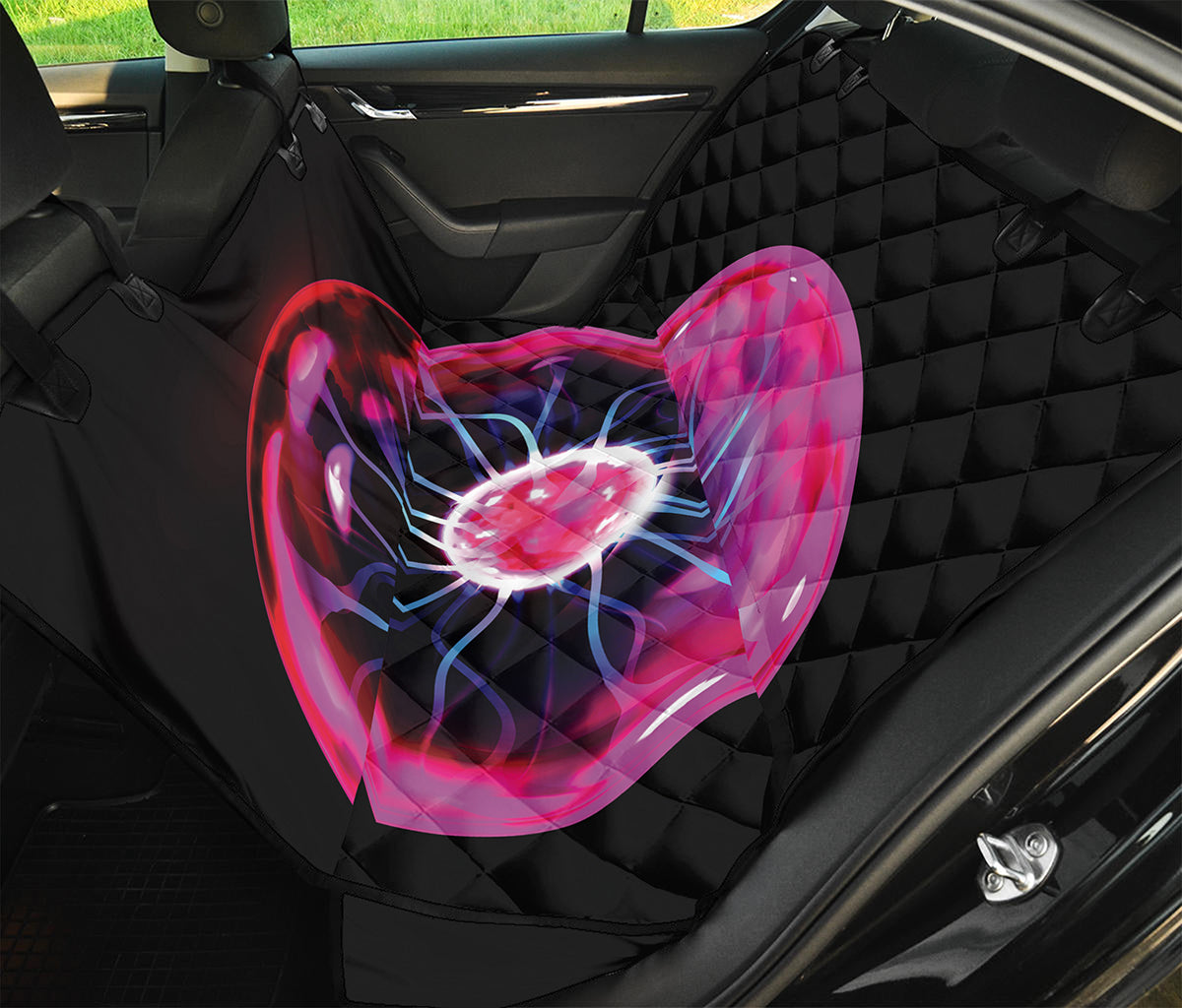 Plasma Ball Print Pet Car Back Seat Cover