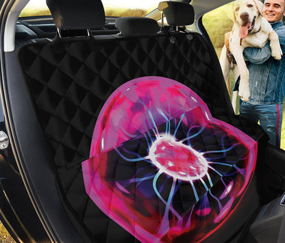 Plasma Ball Print Pet Car Back Seat Cover