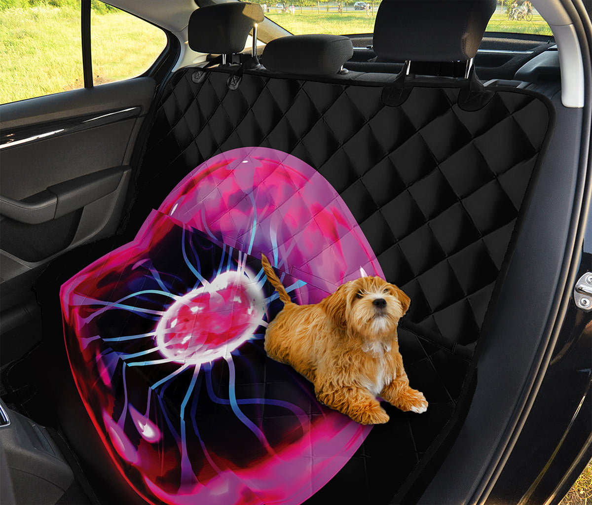 Plasma Ball Print Pet Car Back Seat Cover