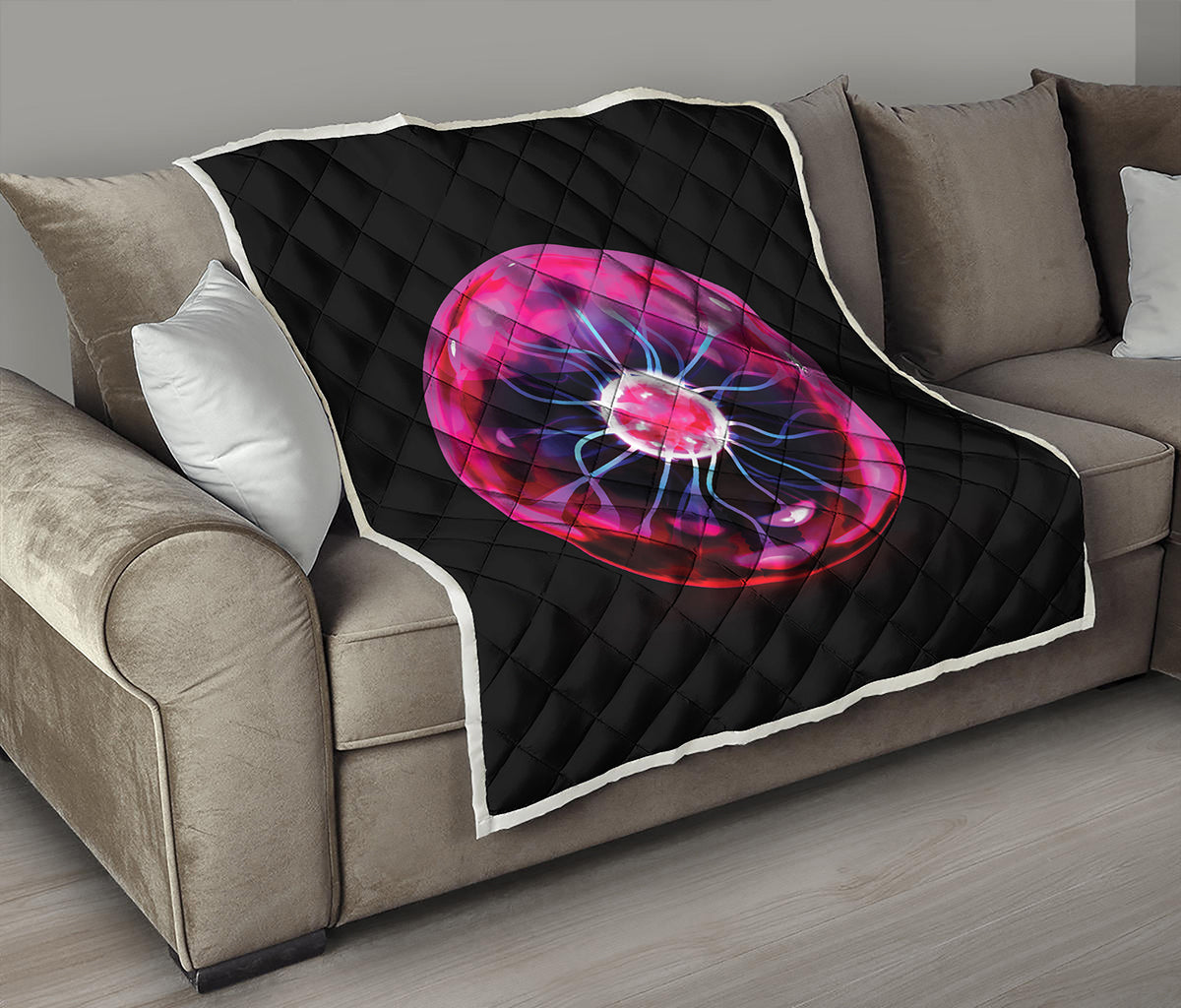 Plasma Ball Print Quilt