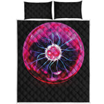 Plasma Ball Print Quilt Bed Set