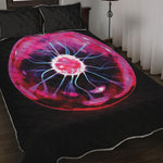 Plasma Ball Print Quilt Bed Set