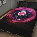 Plasma Ball Print Quilt Bed Set