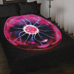 Plasma Ball Print Quilt Bed Set