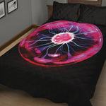 Plasma Ball Print Quilt Bed Set
