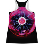 Plasma Ball Print Women's Racerback Tank Top