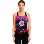 Plasma Ball Print Women's Racerback Tank Top