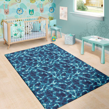 Plasma Energy Print Area Rug