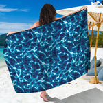 Plasma Energy Print Beach Sarong Wrap