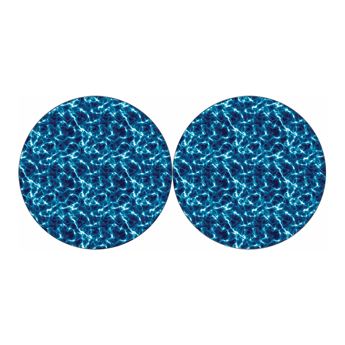 Plasma Energy Print Car Coasters