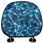 Plasma Energy Print Car Headrest Covers