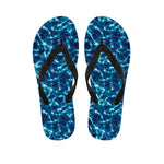 Plasma Energy Print Flip Flops