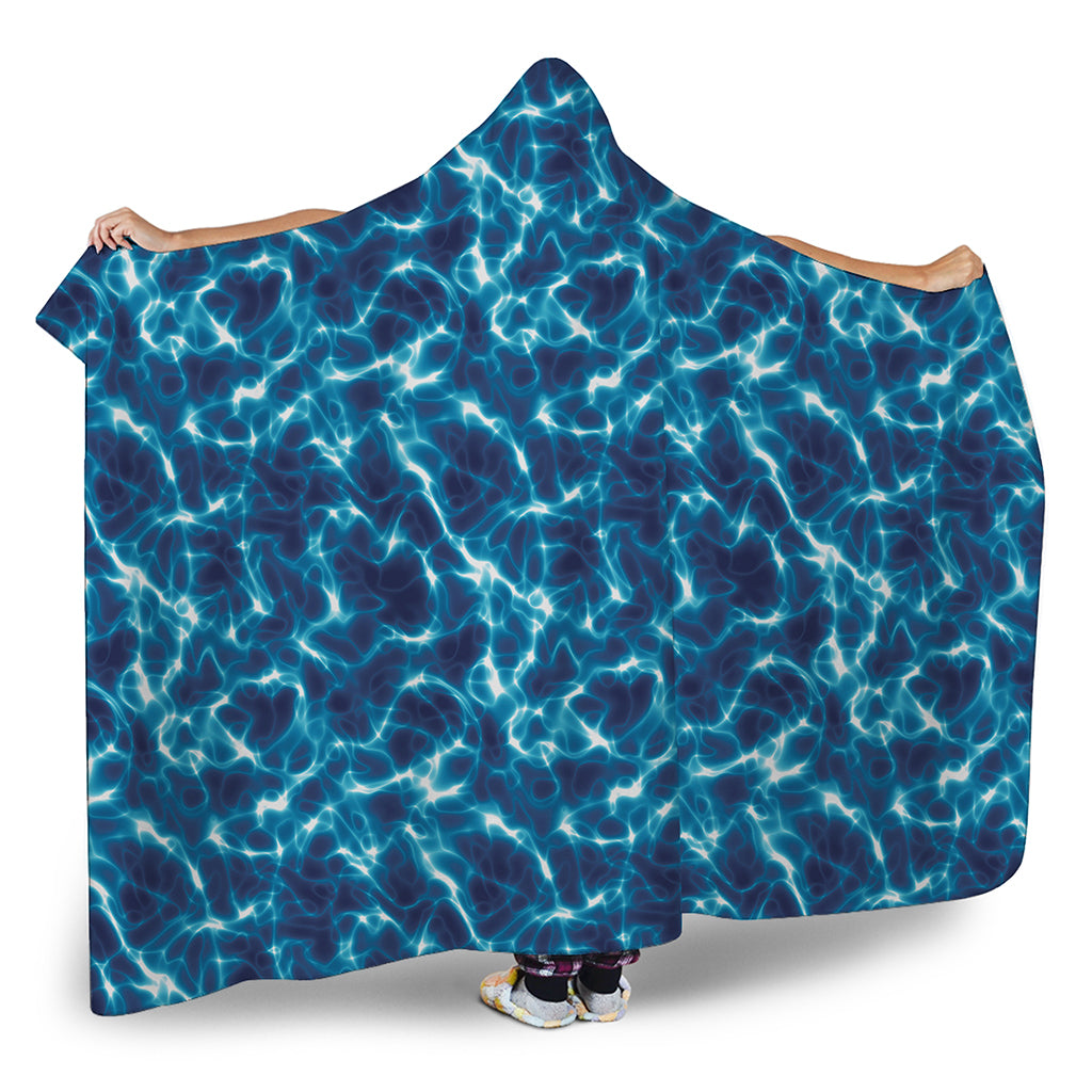 Plasma Energy Print Hooded Blanket