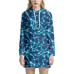 Plasma Energy Print Hoodie Dress