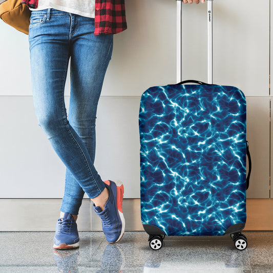 Plasma Energy Print Luggage Cover