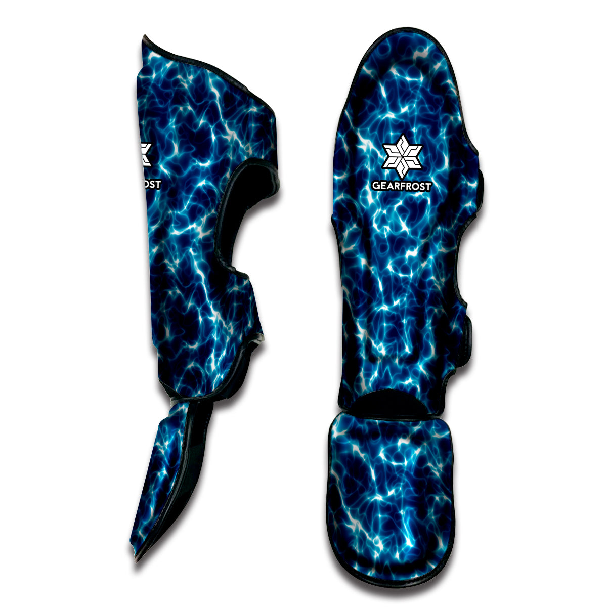 Plasma Energy Print Muay Thai Shin Guard