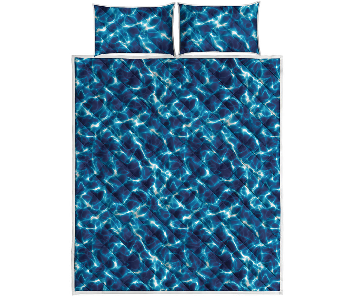 Plasma Energy Print Quilt Bed Set