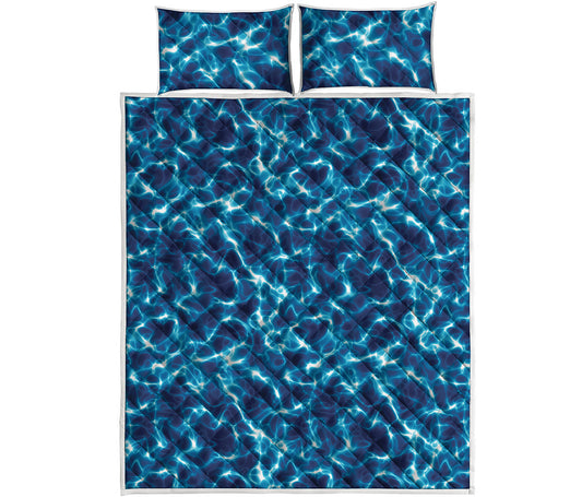 Plasma Energy Print Quilt Bed Set