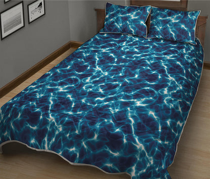 Plasma Energy Print Quilt Bed Set