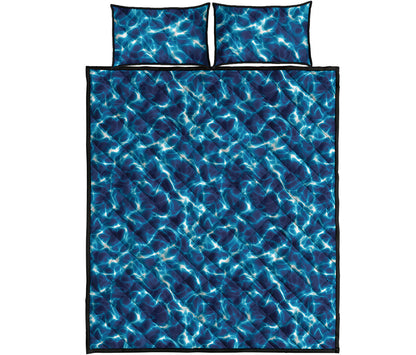 Plasma Energy Print Quilt Bed Set
