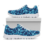Plasma Energy Print White Sneakers
