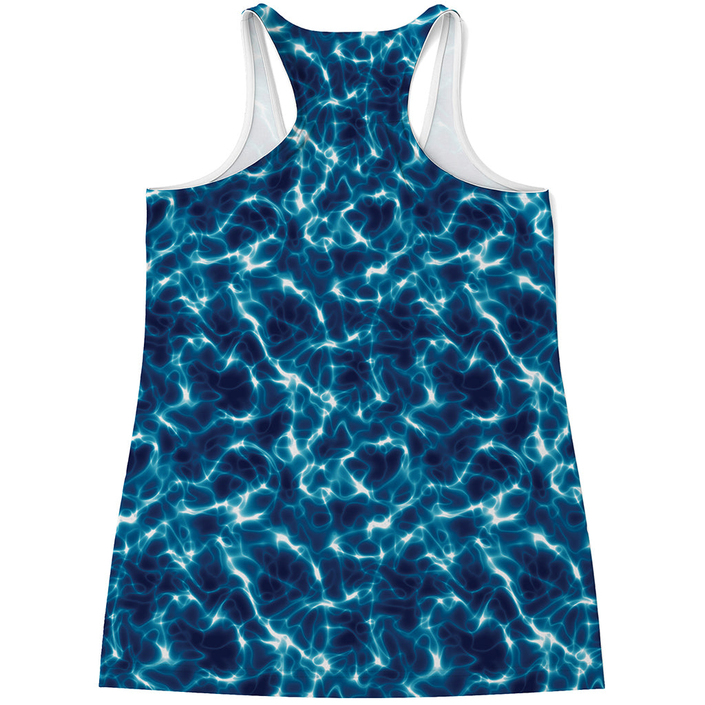 Plasma Energy Print Women's Racerback Tank Top