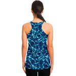 Plasma Energy Print Women's Racerback Tank Top