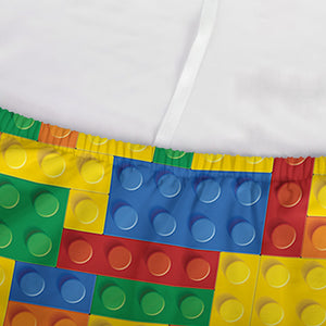 Plastic Building Blocks Pattern Print Sofa Cover