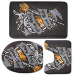 Play Dart Drink Beer Print 3 Piece Bath Mat Set