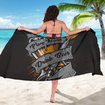 Play Dart Drink Beer Print Beach Sarong Wrap