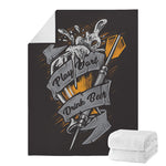 Play Dart Drink Beer Print Blanket