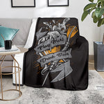 Play Dart Drink Beer Print Blanket