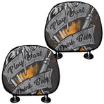Play Dart Drink Beer Print Car Headrest Covers