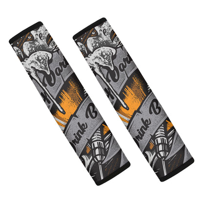 Play Dart Drink Beer Print Car Seat Belt Covers