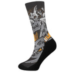 Play Dart Drink Beer Print Crew Socks