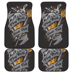 Play Dart Drink Beer Print Front and Back Car Floor Mats