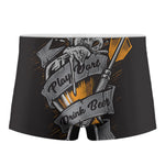 Play Dart Drink Beer Print Men's Boxer Briefs
