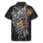 Play Dart Drink Beer Print Men's Short Sleeve Shirt