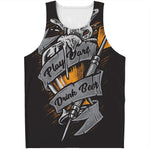 Play Dart Drink Beer Print Men's Tank Top