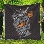 Play Dart Drink Beer Print Quilt