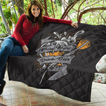 Play Dart Drink Beer Print Quilt