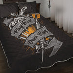 Play Dart Drink Beer Print Quilt Bed Set