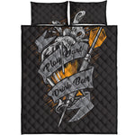 Play Dart Drink Beer Print Quilt Bed Set