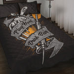 Play Dart Drink Beer Print Quilt Bed Set