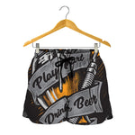 Play Dart Drink Beer Print Women's Shorts
