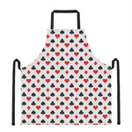 Playing Card Suits Pattern Print Apron